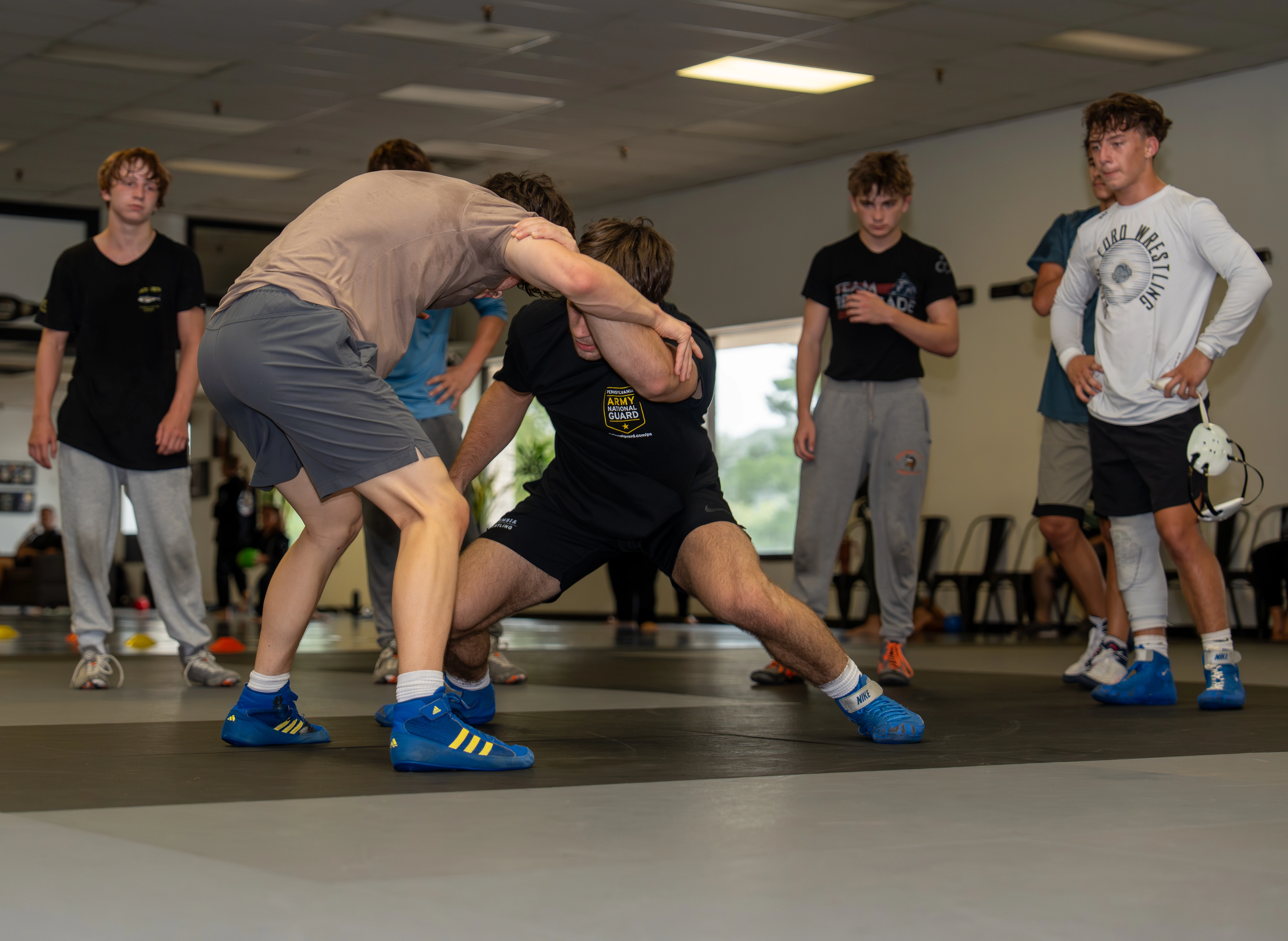 Precision Wrestling Club instruction — youth and high school athletes